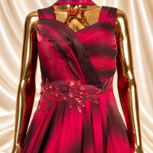 Red and Black Gown