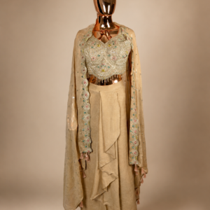 Indowestern Cape 3-Piece Set