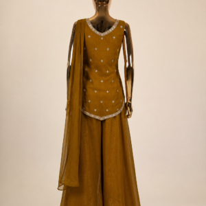 Copper Gold Palazzo Set